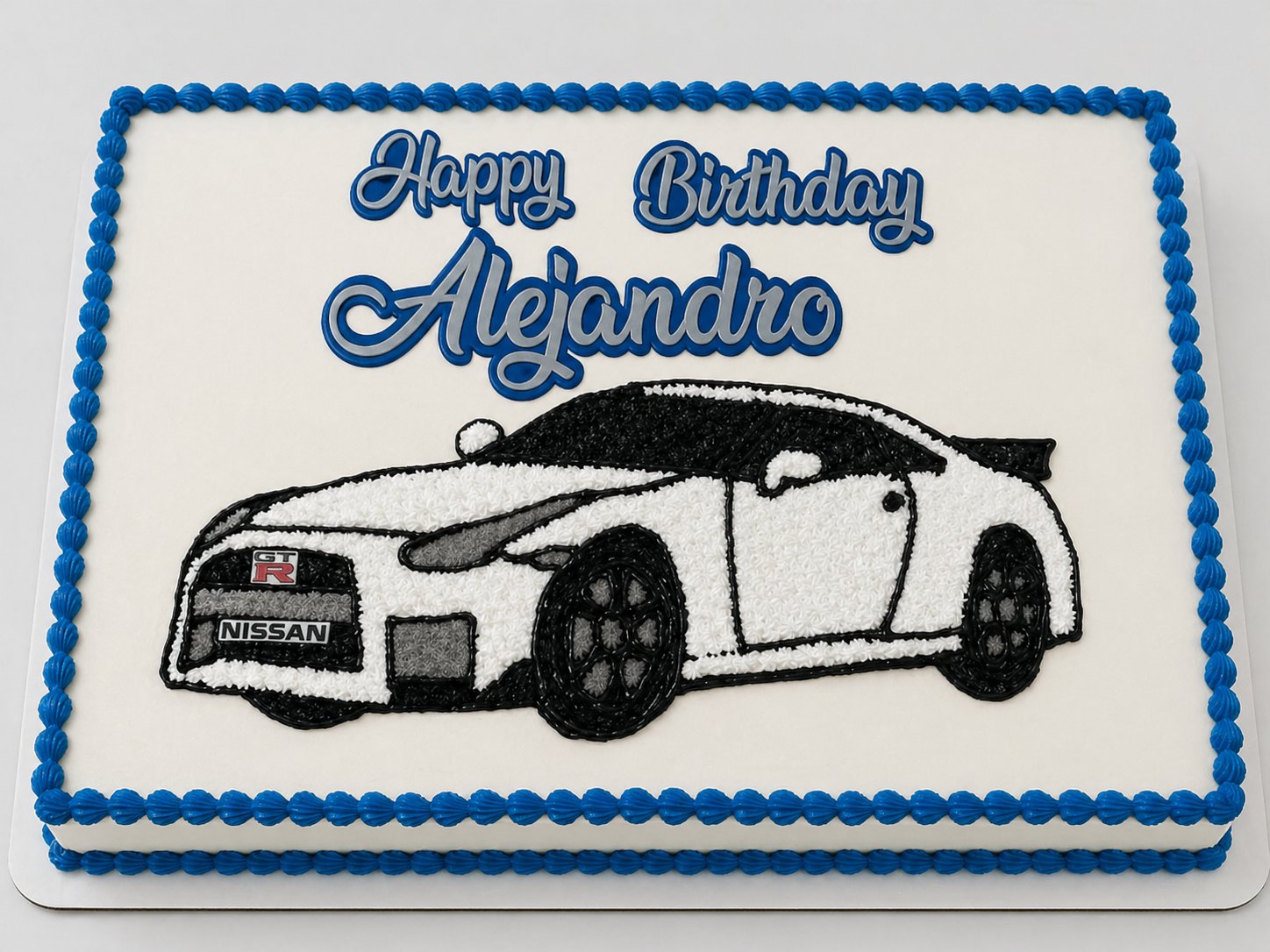Pastel de cumpleaños tema auto